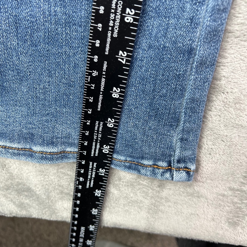 Judy Blue Flare Jeans Womens 14W Medium Wash Blue Stretch Embroidered Pockets - Picture 6 of 13